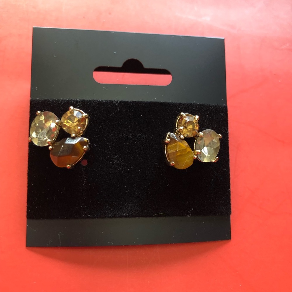 Crystal beads earrings